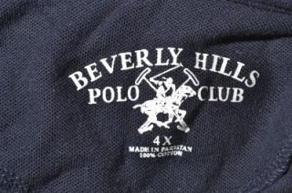 Mens 4XL Beverly Hills Polo Club Polo Short Sleeve Shirts