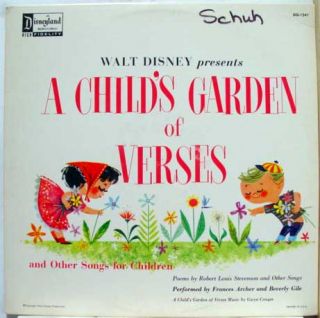 frances archer and beverly gile child s garden of verses label format 