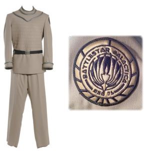 Battlestar Galactica   Screen Worn Razor Warrant Officer Uniform