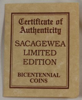 Lewis & Clark Bicentennial Coins (1 Bronze, 1 Silver) & Sacagawea $1 