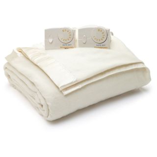 NEW Biddeford MicroPlush Heated Blanket QUEEN Ivory Cream Electric 