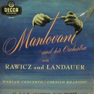 Mantovani(7 Vinyl)Rawicz & Landauer Decca DFE 6371 UK Ex/Ex