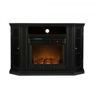 FP351J39 Black Convertible TV Console Electric Fireplace