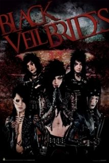 Black Veil Brides Group Shot Rock Music Poster