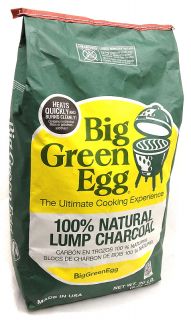 Big Green Egg Premiun Latural Lump Charcoal 20 Lb