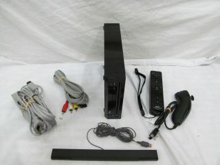 Nintendo Wii Console Black System Bundle B