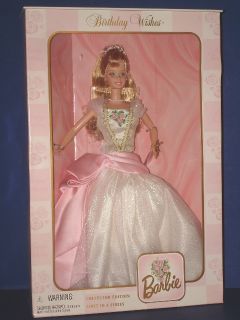 Birthday Wishes Barbie Doll 1999 NRFB First Edition Mattel 