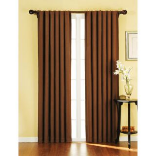 Eclipse Blackout Curtain, Energy Saving, Noise Reducing Brown 52 x 84 