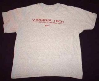 Virginia Tech Hokies Large T Shirt Nike Blacksburg NCAA