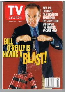 TV Guide June 16 22 2001 Bill OReilly Linda Blair