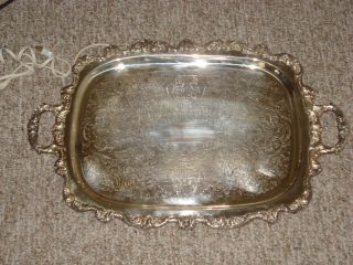   Epca Old English Silver Plate by Poole 5921 Heated Serving Tray