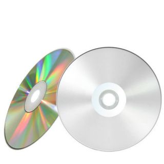 100 52x Silver Inkjet Hub Printable Blank CD R CDR Recordable Disc 