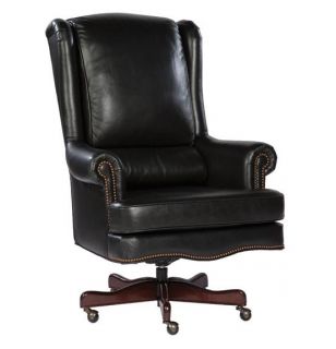 black leather executive office desk chair sit in comfort and style 