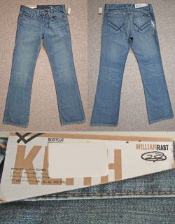 William Rast Keith Dark Vintage Bootcut Jeans Sz 29