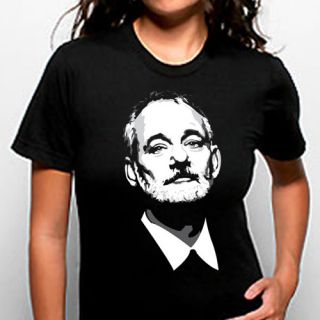 DARK BILL MURRAY keep calm and chive on kcco chivette T shirt WOMENS 