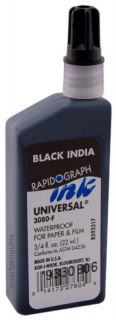 Koh I Noor Rapidograph Universal Ink Black India 3080 F