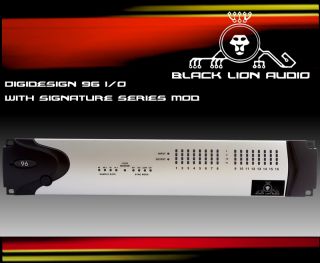 Digidesign 96 I O w Black Lion Audio Signature Modification IO Used 