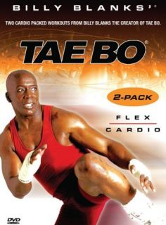 Billy Blanks Tae Bo 2 Pack Cardio Flex New SEALED 2 DVD