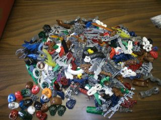 Lego Bionicle Large Lot of Masks Parts Pieces Weapons Toys