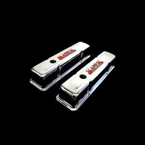 Chrome Tall Valve Covers Fits Small Block Chevy 400 Engines 400 