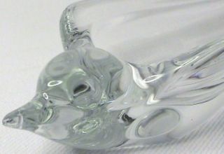  Le Chatel French France Crystal Bird Dove Pipe Holder Rest Dish