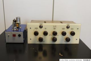 STERNS / Mullard Tube Stereo Preamp with Power Supply complete 