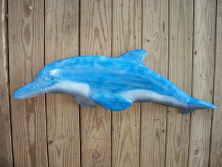 Chainsaw Carving Dolphin Flipper Carved Porpoise Art