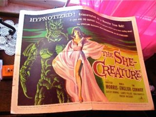 The She Creature AIP Paul Blaisdell Marla English Hypnosis Monster 
