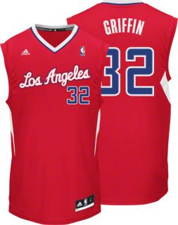 Blake Griffin Jersey Adidas Revolution 30 Red Replica 32 Los Angeles 