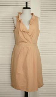 JCrew Cotton Blakely Dress Ruffled New $118 Ginger P8