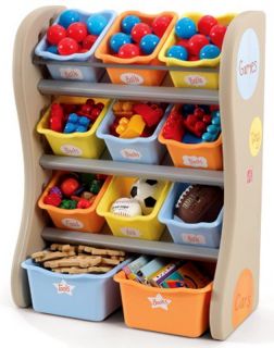   Tropical Toy Storage Bins Toybox Box Shelf Plastic Shelving
