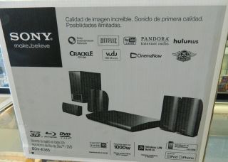 Sony Blu ray Disc Home Theater System   Black (BDV E385)