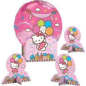 Hello Kitty Birthday Party Supplies Balloon Table Decorations 
