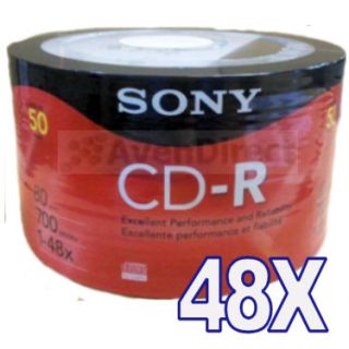 Sonys CD R media provides 700MB of permanent data storage or 80 