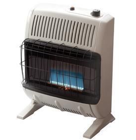 20K Vent Free Blue Flame Nat Gas Wall Space Heater Ashy