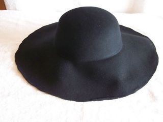 Felt Hat Blank Colonial Rev War F I War Black 7 3 4