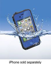 BLUE lifeproof waterproof shockproof iphone 4 case ships from Indiana