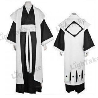 Bleach Death Captain Taichou Haori Cosplay Costume Robe Short Sleeves 