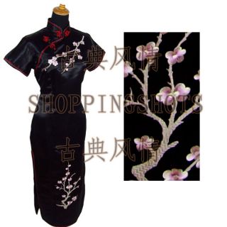 Chinese Clothing Cheongsam Dress Gown Qipao 080330 Bla