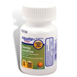 Gentle Laxative 100 Tablets Delayed Release Equate