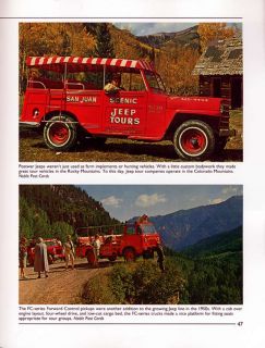 Jeep Car Auto Color History Book Story Album Picture Photo Image 