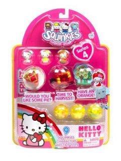 Blip Squinkies Hello Kitty Bubble Pack Series 4 Fruit with Tiny Toys 
