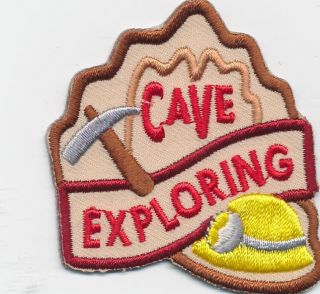 Boy Girl Cub CAVE EXPLORATING Caving Tour Patches Crests Badges GUIDES 