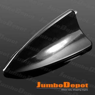 BLACK SHARK FIN STYLE ROOF TOP MOUNT AERIAL ANTENNA BASE DECOR 