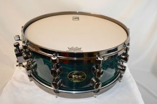 Mapex Black Panther Deep Forest Limited Edition Vavona Snare Drum 