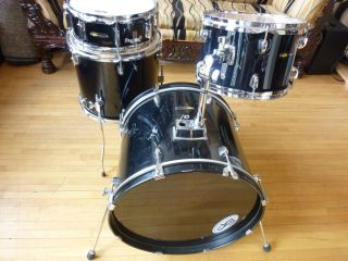Sound Percussion 5pc Black Drum Set Free Shipping in USA