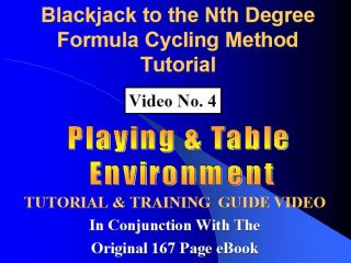 Blackjack Betting System 1 HR FCM Playing Table Environment Video 4 