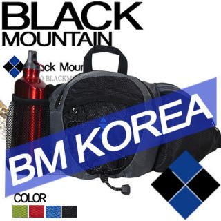 Black Mountain Mens Womens Waterproof waist pack hip sack zipped BMS 