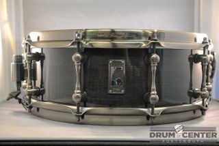 Mapex Black Panther Black Widow 5x14 Maple Snare Drum Free Case 