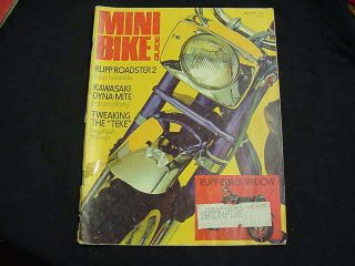 Mini Bike Guide May 1971 Rupp Roadster Black Widow